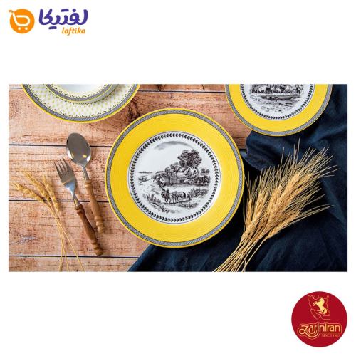 سرویس چینی زرین ایتالیا اف ویلیج 6 نفره 28 پارچه