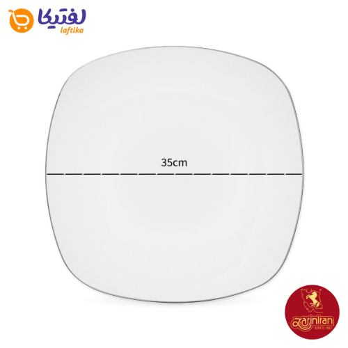 دیس چینی زرین کواترو سایز 36 طرح سمن