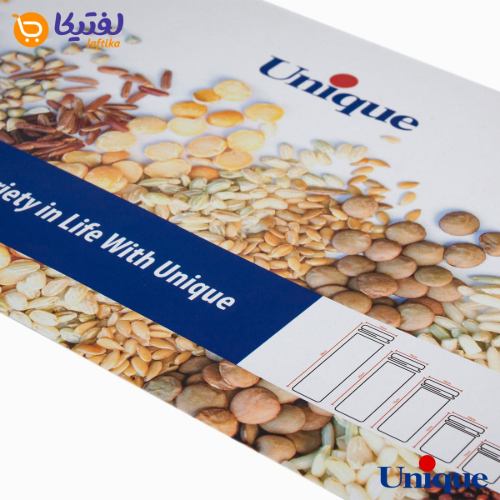 بانکه حبوبات درب چوبی 1200 میلی لیتر یونیک UN-1312