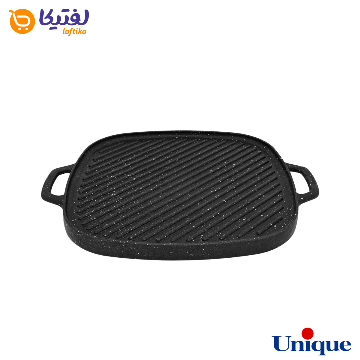 تابه گریل چدنی یونیک مربع 28 سانتیمتری UN-6031