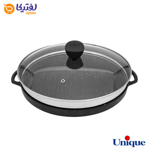 تابه گریل چدنی یونیک گرد 34 سانتیمتری UN-6029