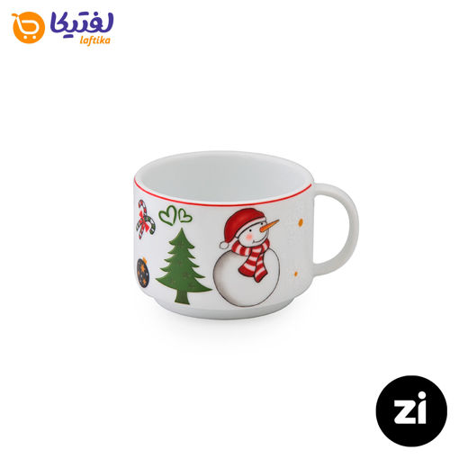 فنجان چایخوری چینی زرین (Zi) فرم اس طرح سانتا سایز 8