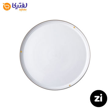 بشقاب تخت چینی زرین (Zi) فرم اس اپرا سایز 21