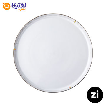 بشقاب تخت چینی زرین (Zi) فرم اس اپرا سایز 27