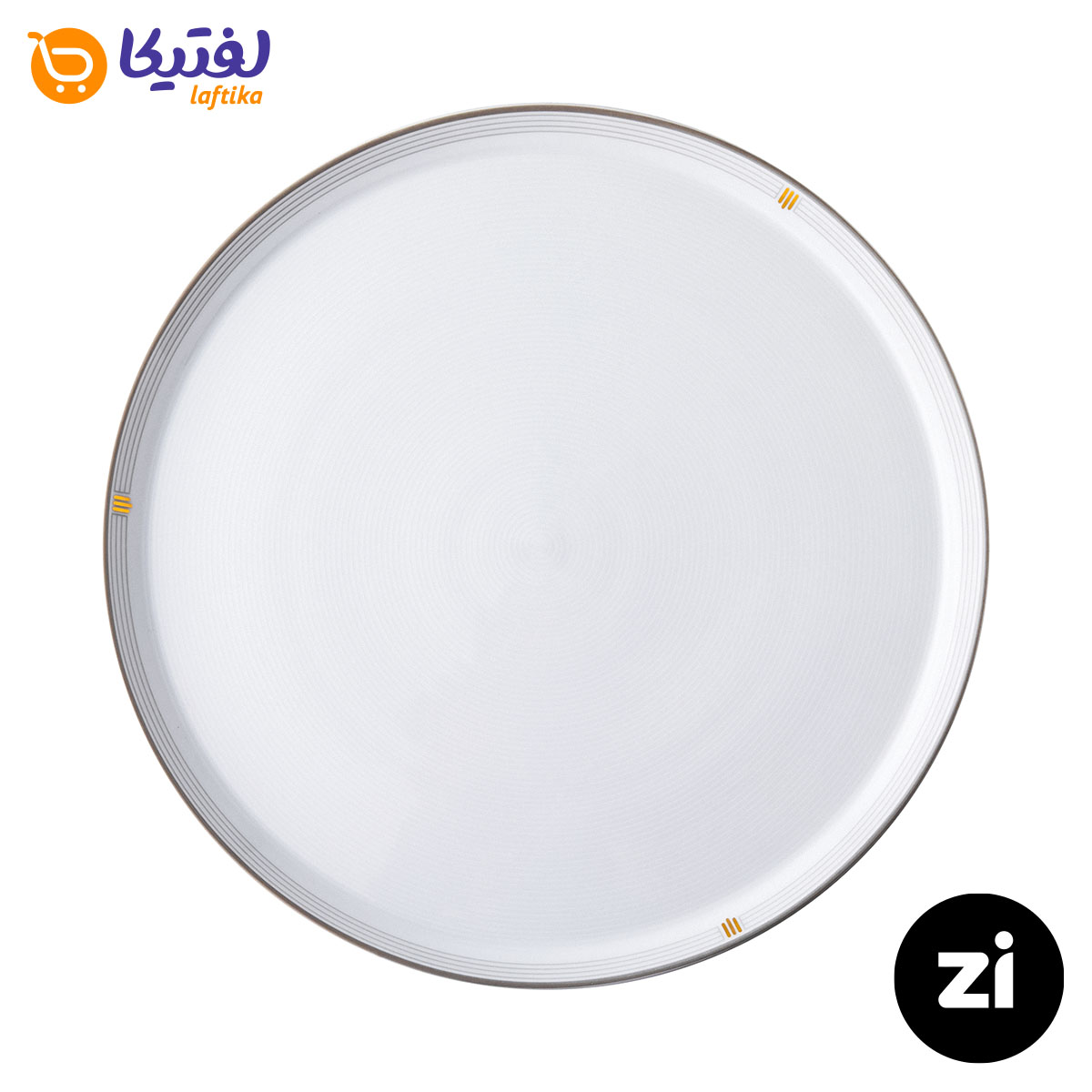 بشقاب تخت چینی زرین (Zi) فرم اس اپرا سایز 30