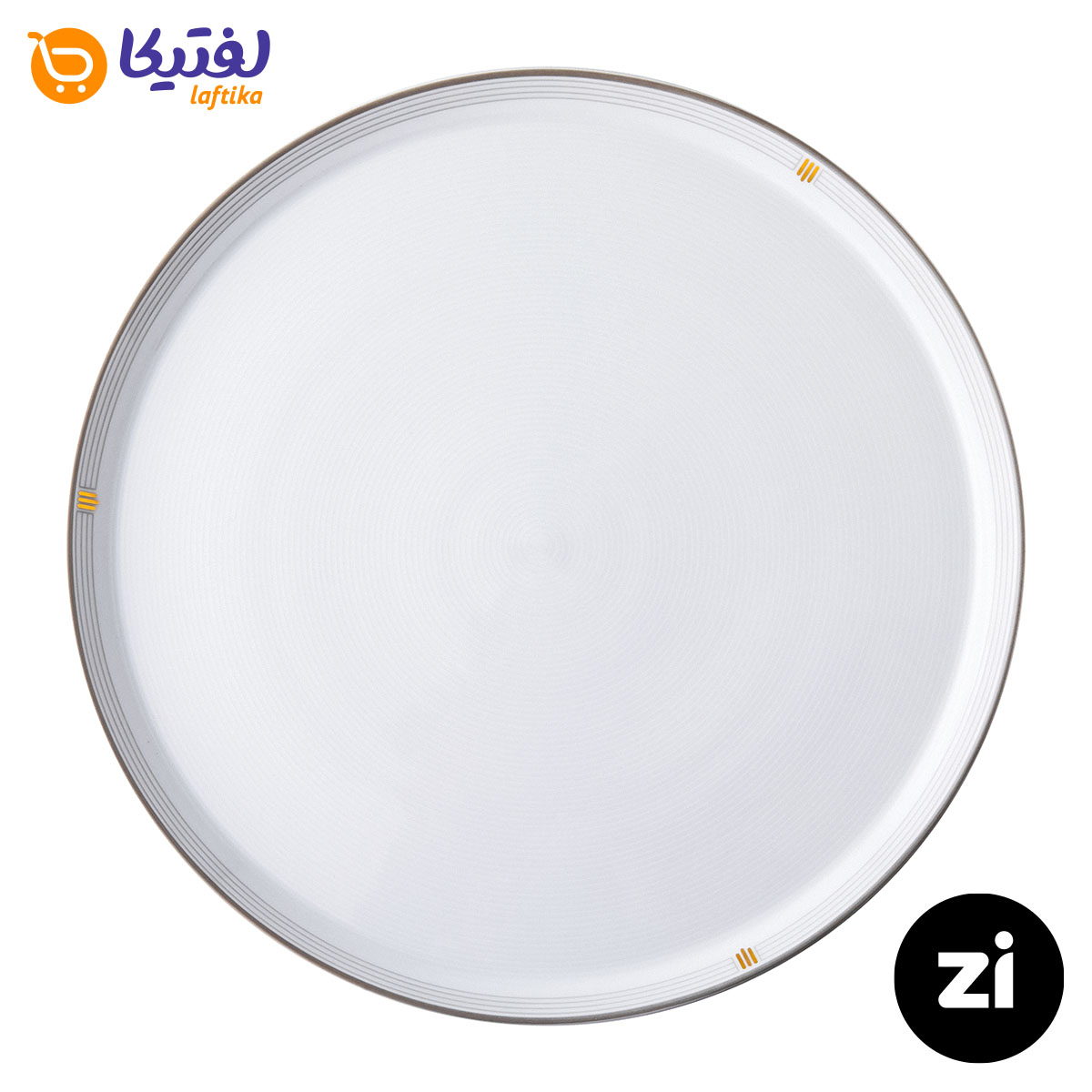 بشقاب تخت چینی زرین (Zi)  فرم اس اپرا سایز 33