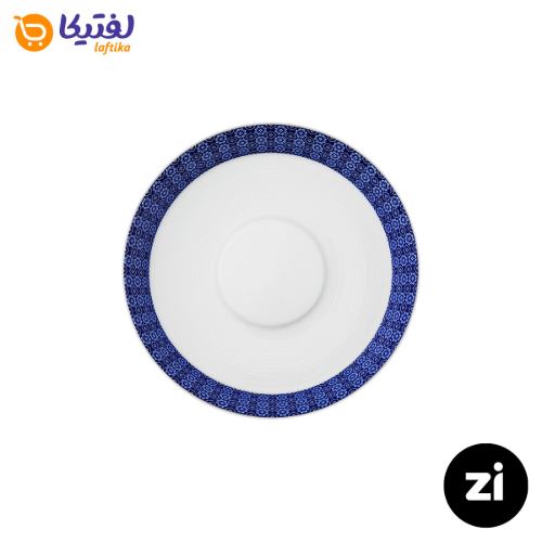 نعلبکی زیر استکانی چینی زرین (Zi) فرم اس طرح ریچل سایز 15