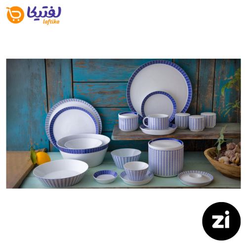 نعلبکی زیر استکانی چینی زرین (Zi) فرم اس طرح ریچل سایز 15