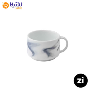 فنجان چایخوری چینی زرین (Zi) فرم اس طرح بلو استون سایز 8