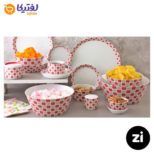 بشقاب تخت چینی زرین Zi فرم اس طرح روشان سایز 33