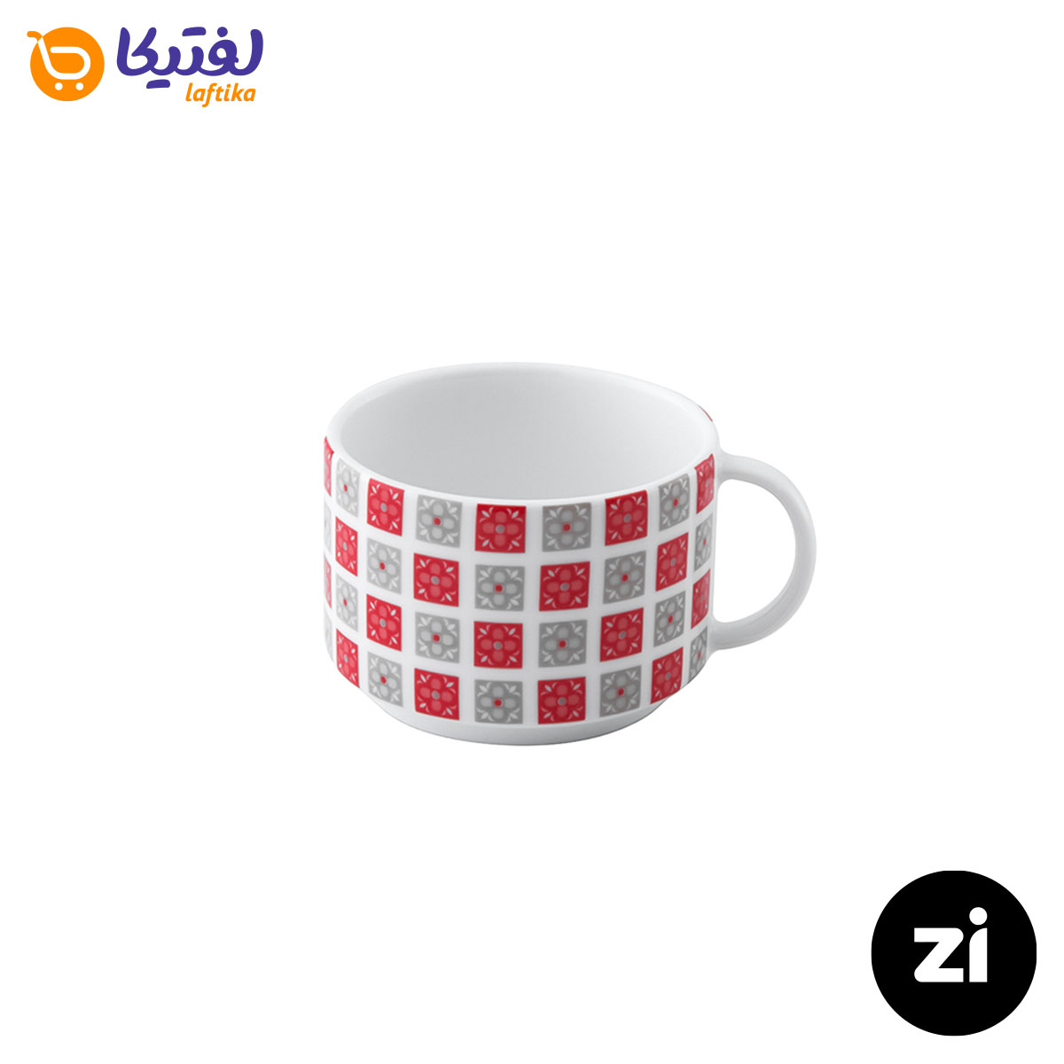 فنجان چایخوری چینی زرین (Zi) فرم اس طرح روشان سایز 8