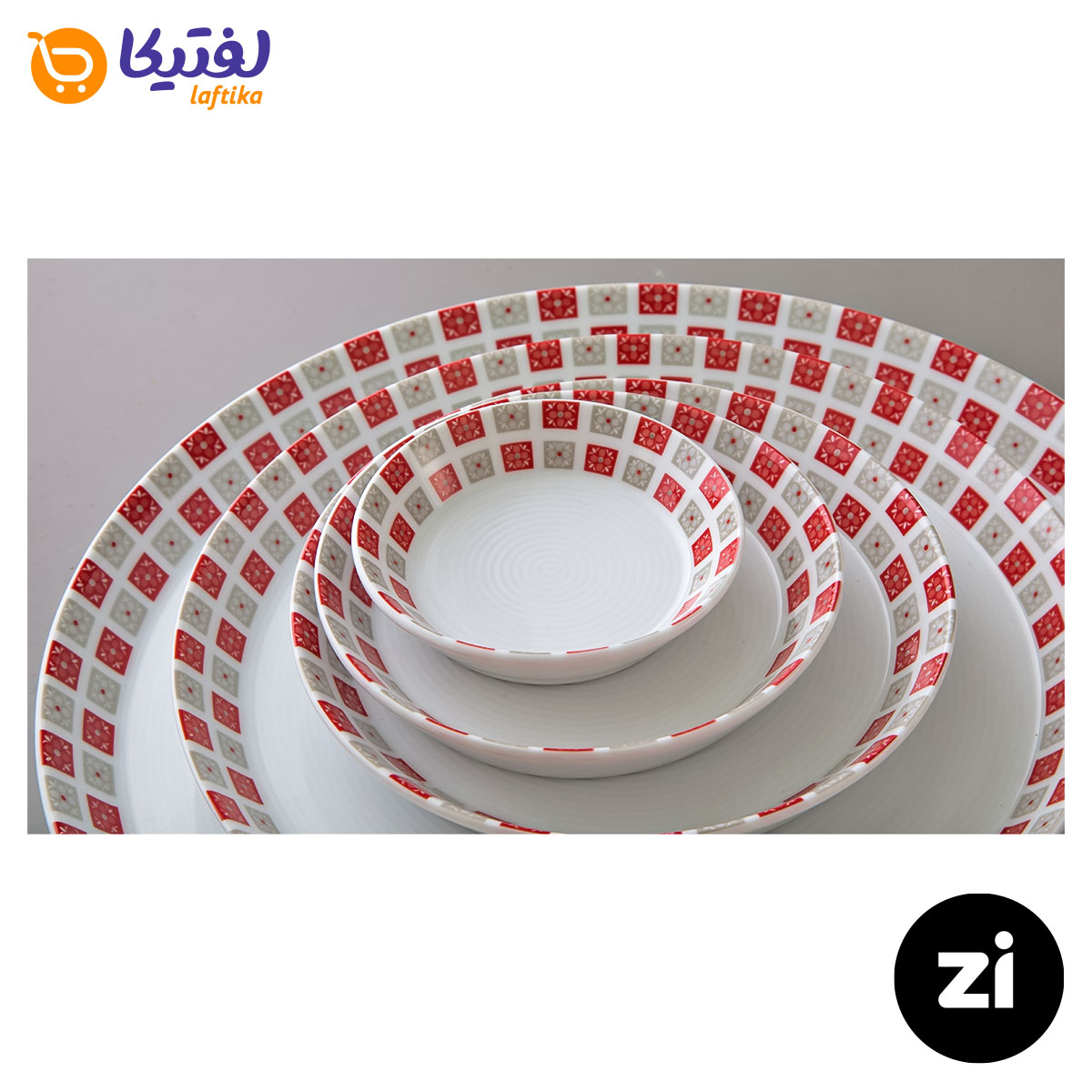 فنجان چایخوری چینی زرین (Zi) فرم اس طرح روشان سایز 8