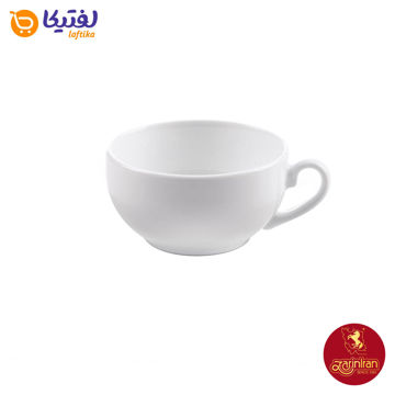 فنجان کاپوچینو، لاته چینی زرین سفید 240 سی سی