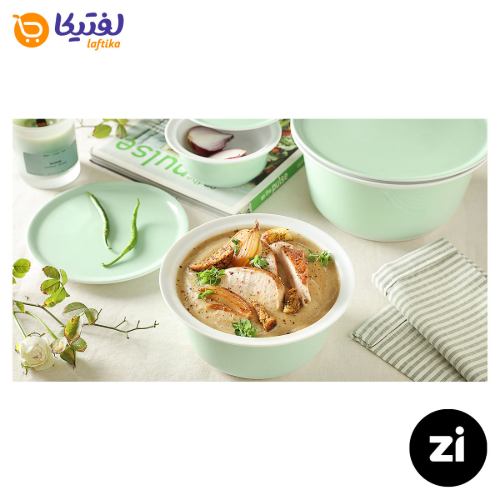 پیاله چینی زرین Zi فرم اس پاستیل سبز سایز 24