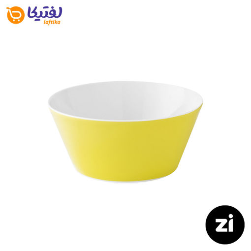 پیاله چینی زرین Zi فرم اس پاستل لیمویی سایز 18