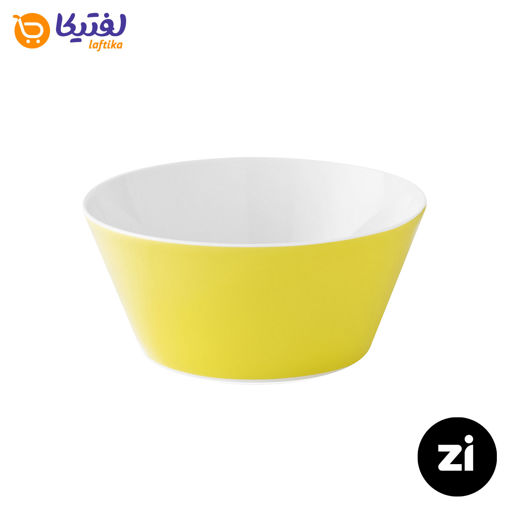 پیاله چینی زرین Zi فرم اس پاستل لیمویی سایز 21