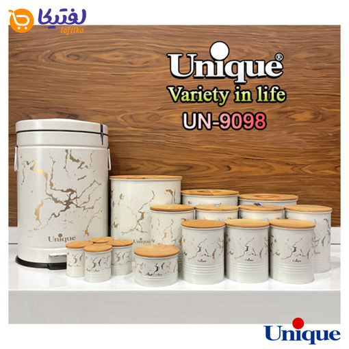 سرویس آشپزخانه 16 پارچه یونیک فانتزی الیزابت کرم ماربل UN-9098