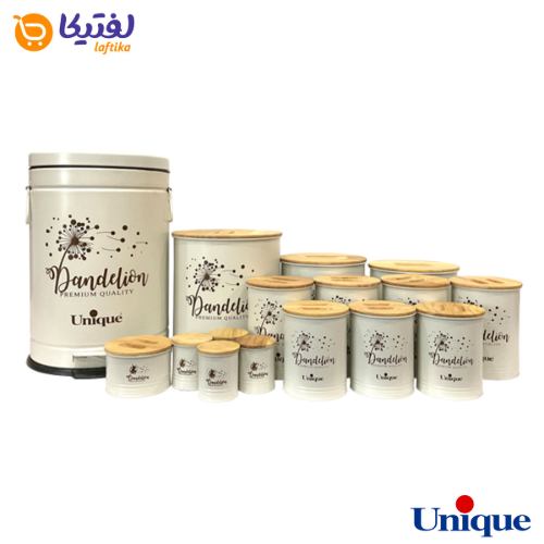 سرویس آشپزخانه 16 پارچه یونیک فانتزی الیزابت کرم قاصدک UN-9083