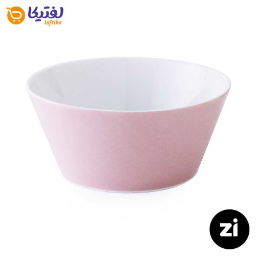پیاله چینی زرین Zi فرم اس پاستیل صورتی سایز 21