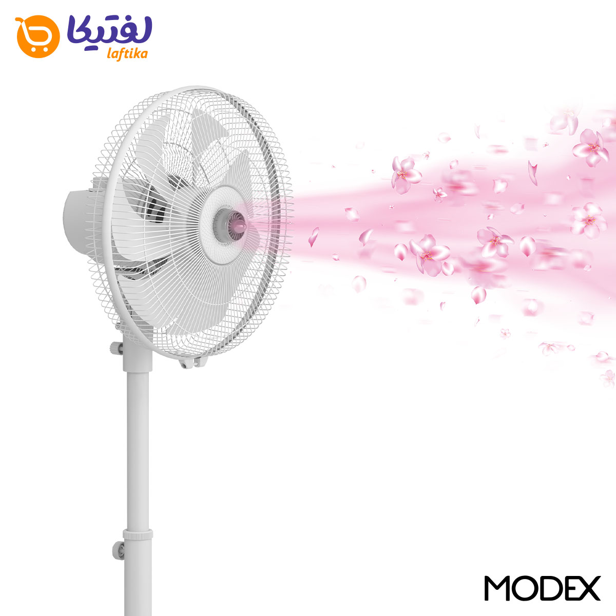 پنکه ایستاده 12 اینچی مودکس با تضمین بهترین کیفیت
