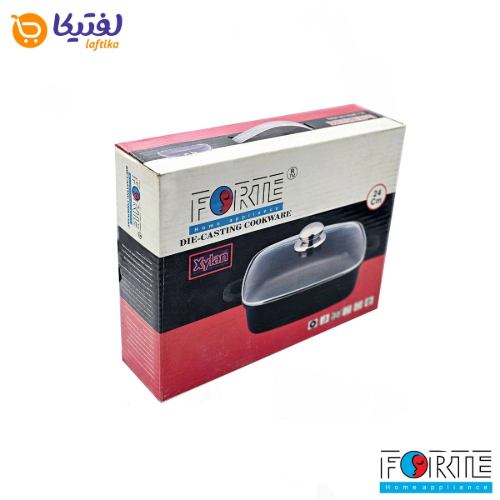 تابه گرانیتی چهارگوش فورته Forte سایز 24