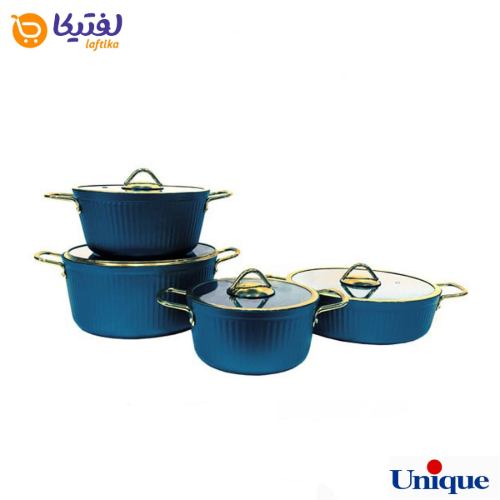 خرید سرویس قابلمه یونیک فلورانس کله غازی 8 پارچه UN-8406