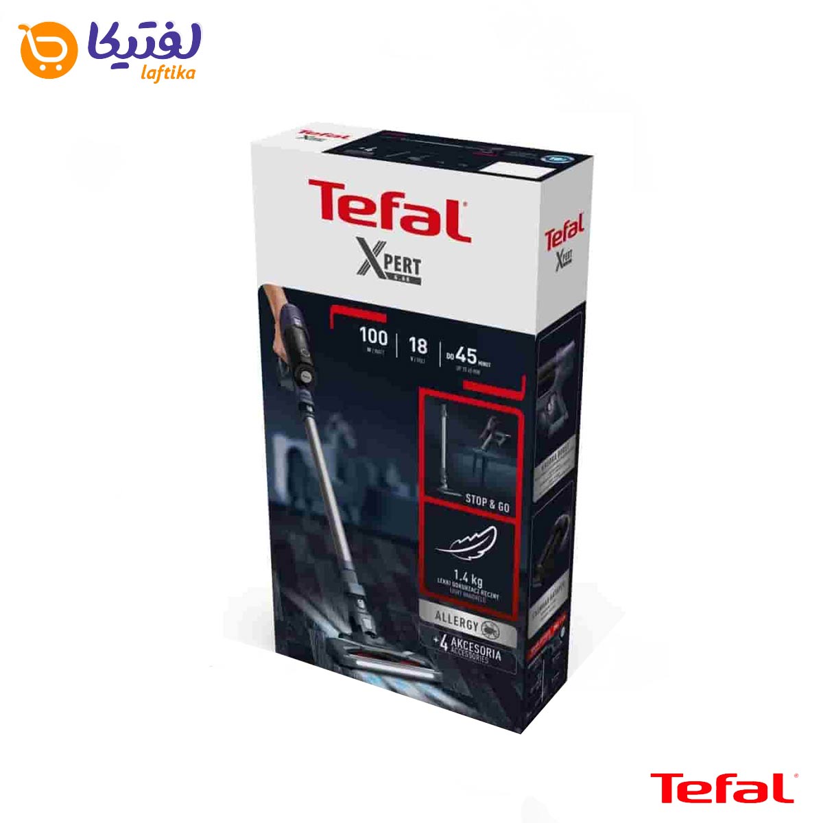 کیفیت جارو شارژی تفال  TY6838