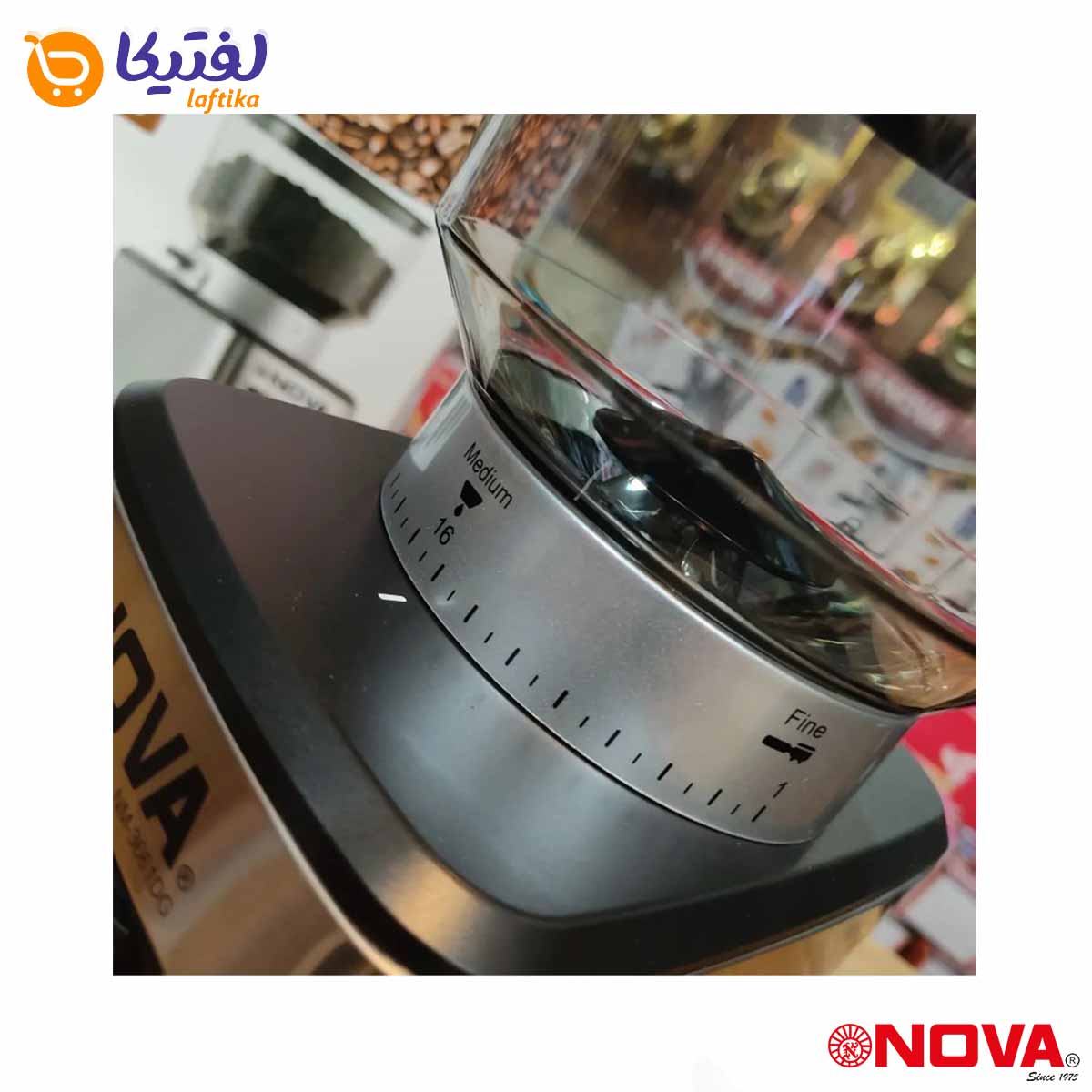 آسیاب قهوه نوا 180وات مدل NM-3661DG قسطی