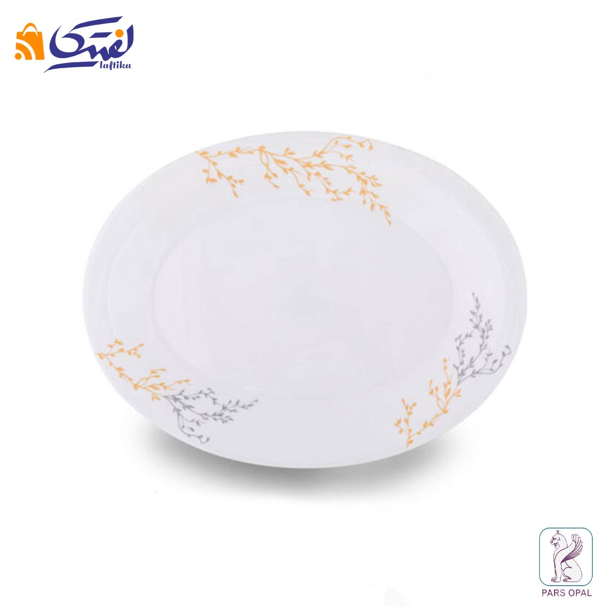 خربد سرویس پذیرایی 28 پارچه پارس اپال طرح پیچک کد 942