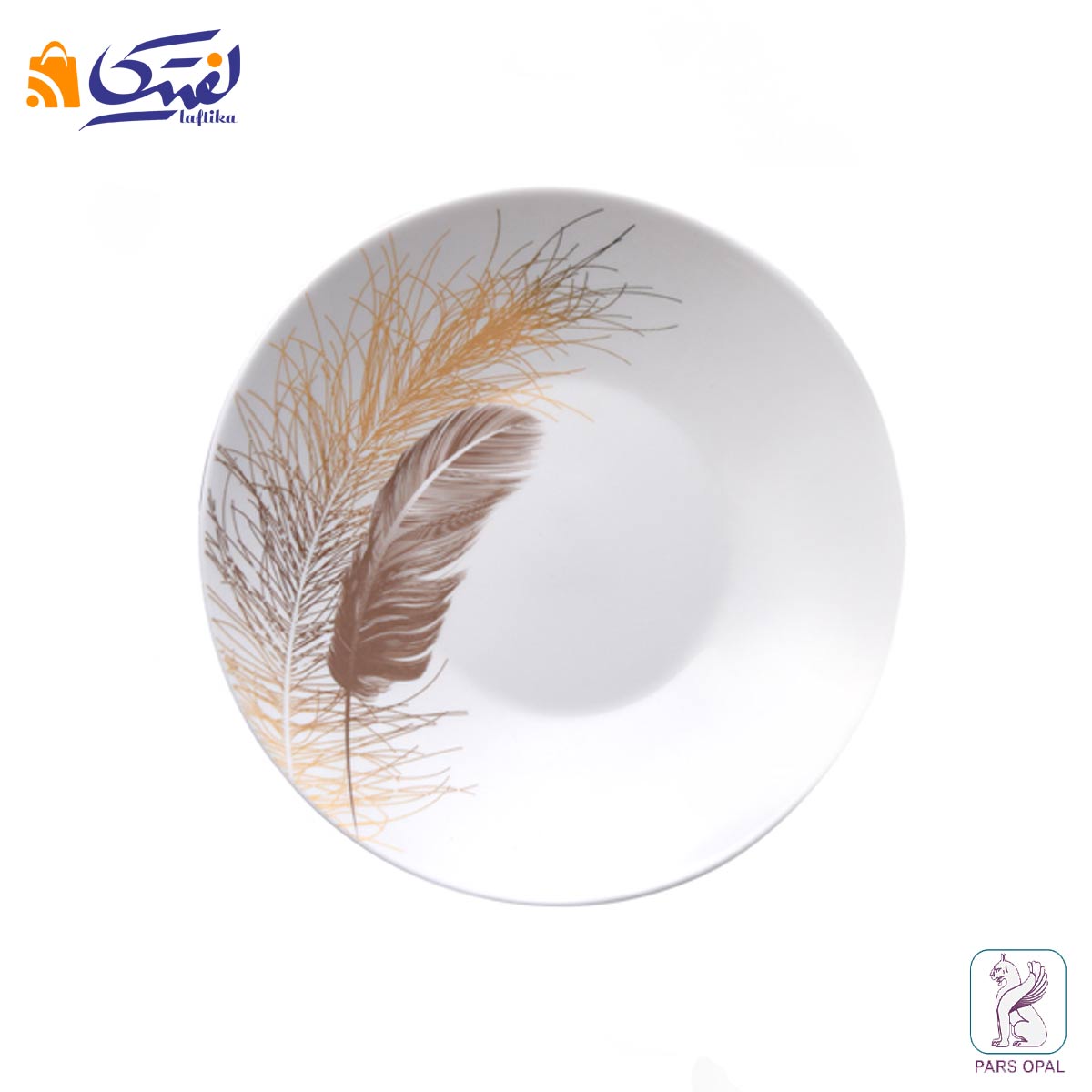 سرویس آرکوپال 28 پارچه پارس اپال طرح پیکاک کد 942