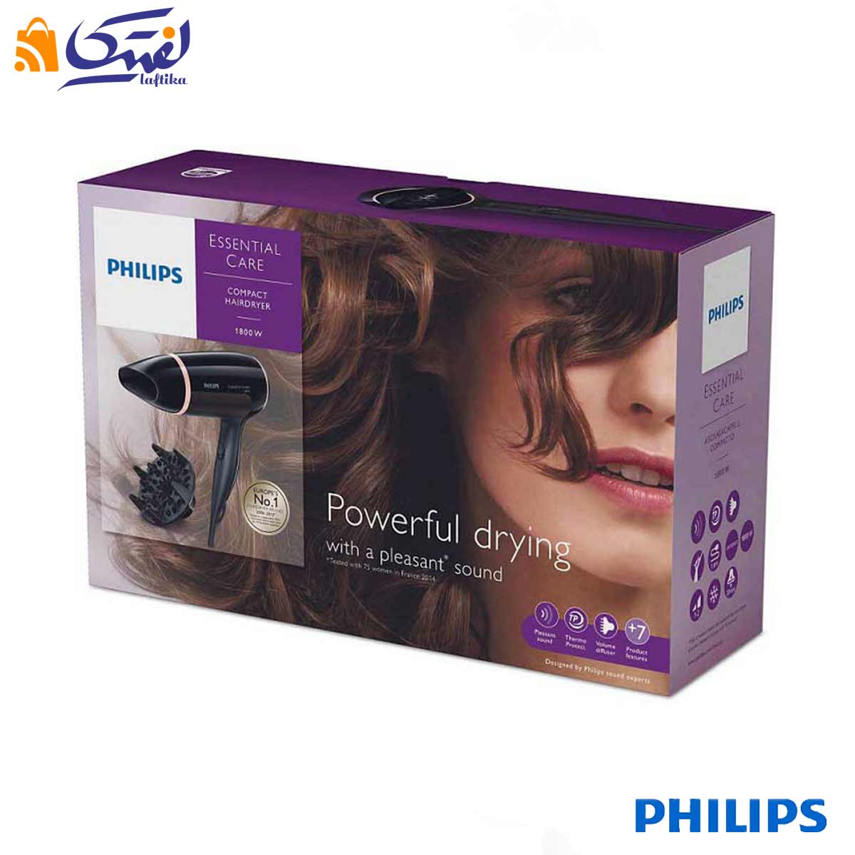 سشوار فیلیپس 1800 وات مدل BHD004 اصل