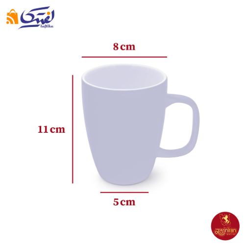 ماگ دسته دار سوئدی چینی زرین طرح آفتاب