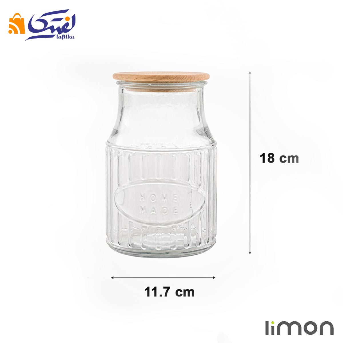 بانکه درب چوبی 1.2 لیتری لیمون 2261