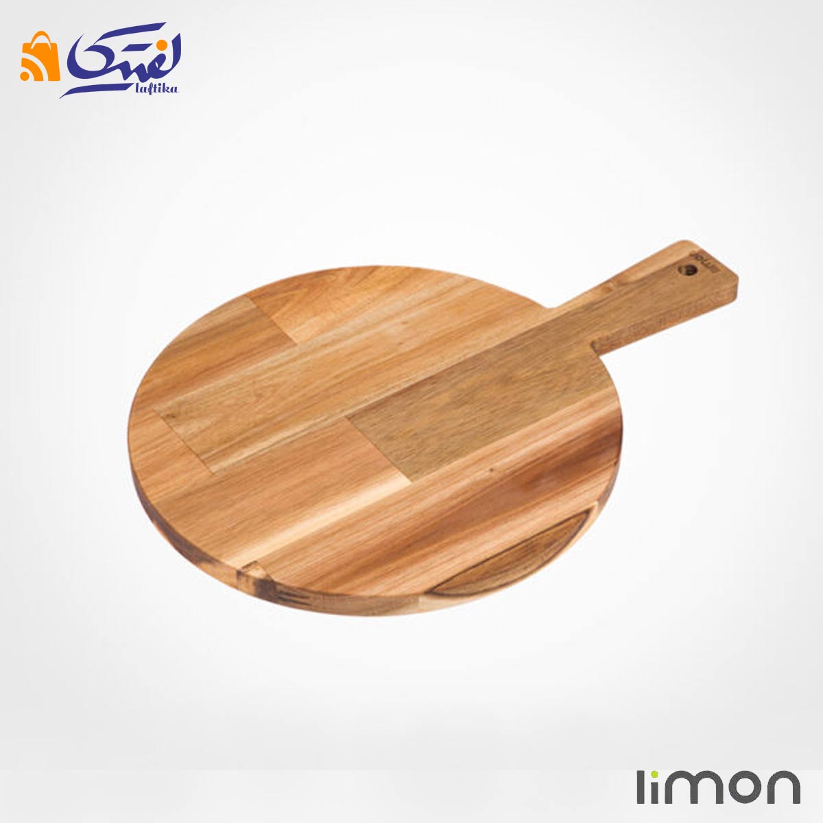 تخته سرو گرد دسته دار کوچک لیمون 2230