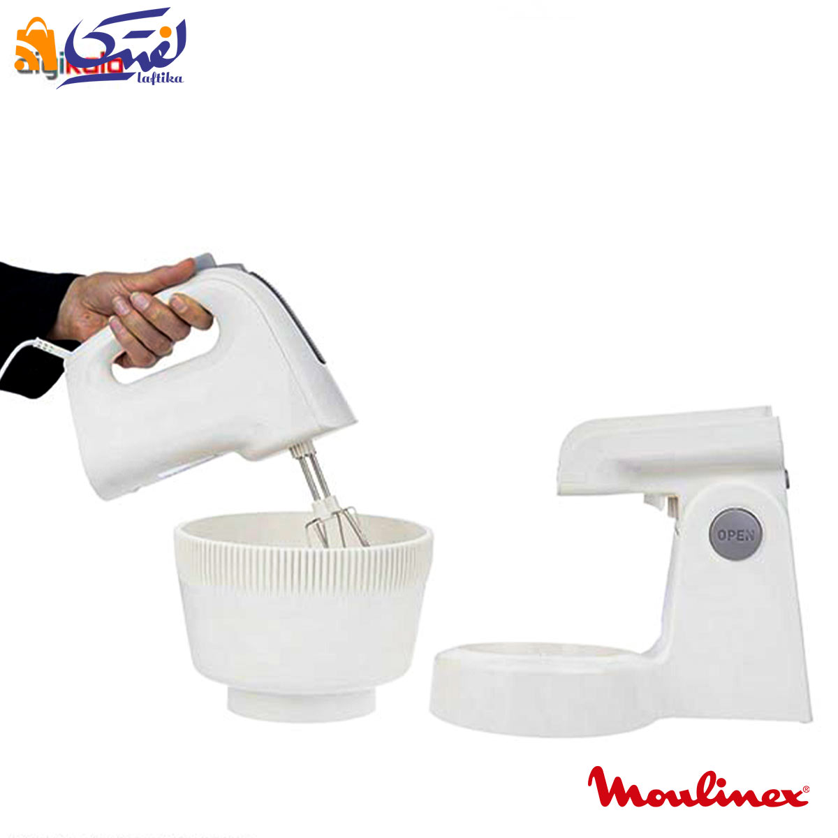 خرید اقساطی همزن کاسه‌ دار مولینکس500 وات مدل HM615
