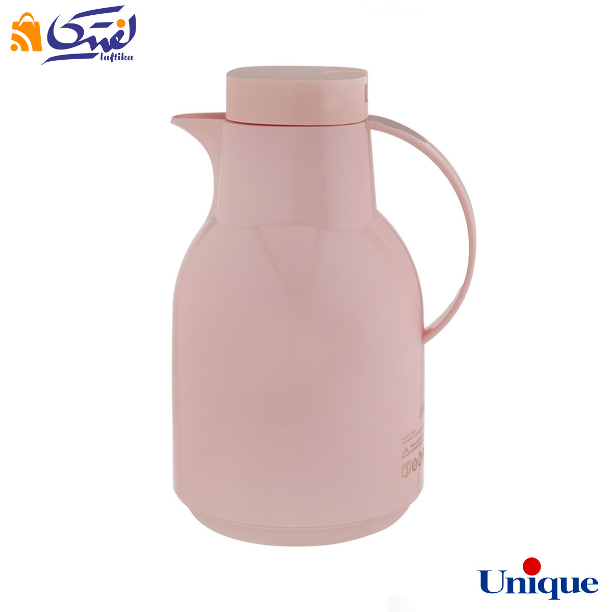 خرید فلاسک 2 لیتری یونیک مدل پنگوئن شیشه صورتی UN-1957
