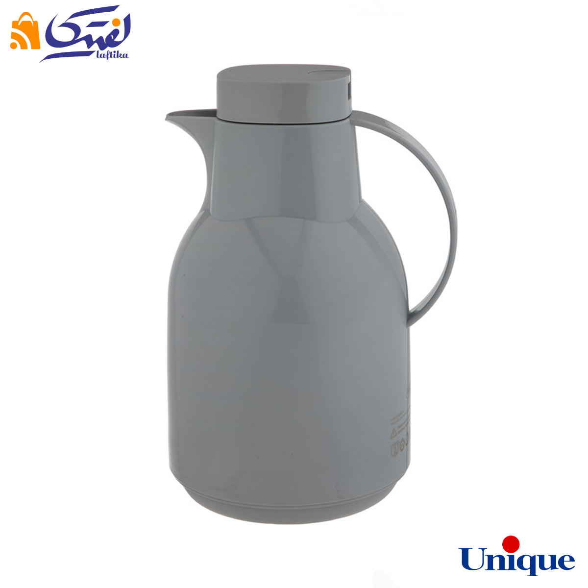 رنگبندی فلاسک 2 لیتری یونیک مدل پنگوئن شیشه صورتی UN-1957