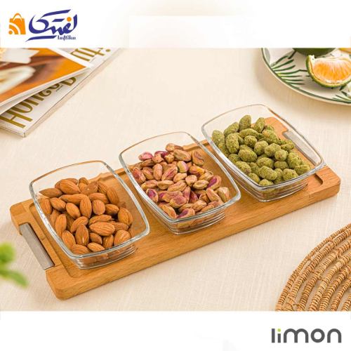 اردورخوری چوبی کوچک لیمون 3 خانه 2245