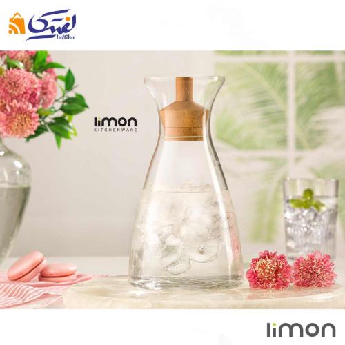 بطری آب درب چوبی 1 لیتری لیمون 2269