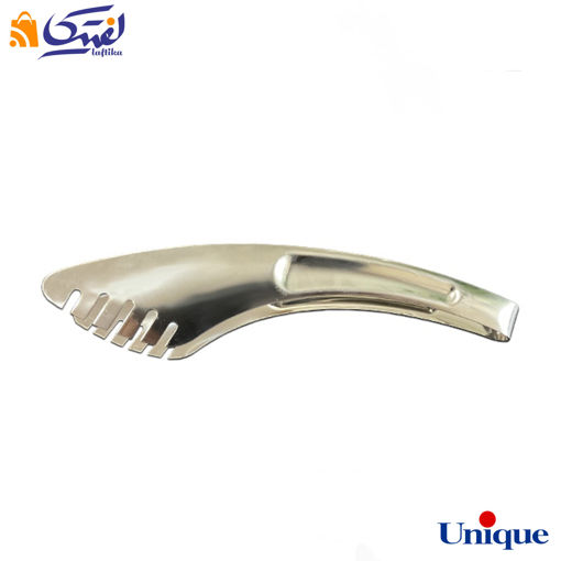 انبر سالاد یونیک استیل هلالی کد UN-3413