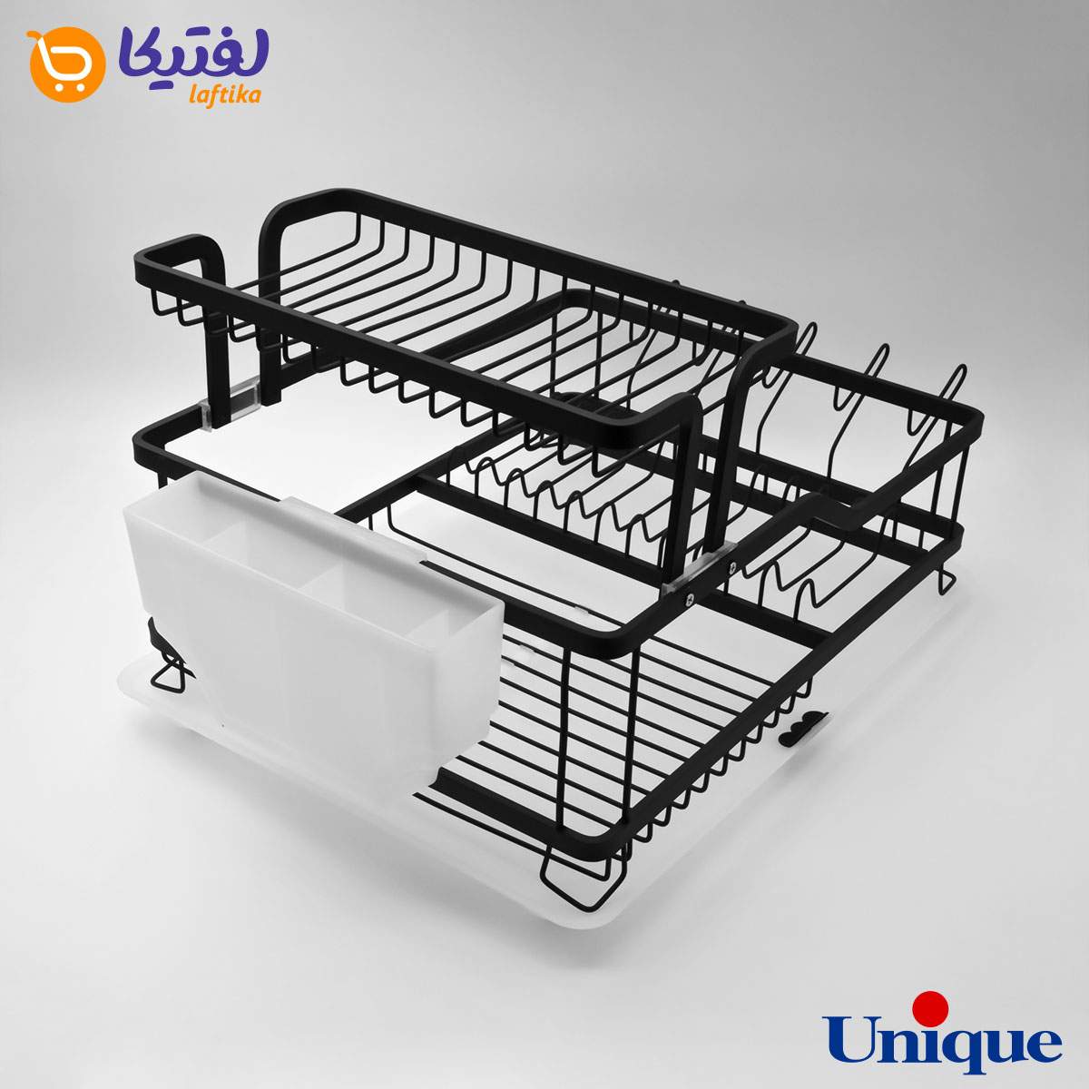 آبچکان دو طبقه آلومینیوم یونیک مشکی UN-2652