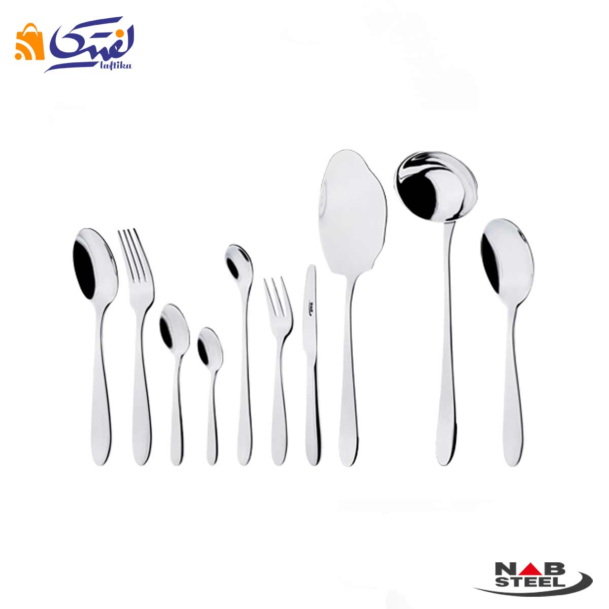 سرویس 57 پارچه ناب استیل مدل ورونا