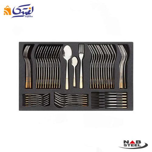 سرویس 86 پارچه ناب استیل مدل ورونا