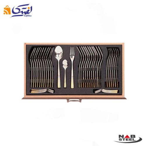 خرید سرویس قاشق چنگال 116 پارچه ناب استیل مدل ورونا