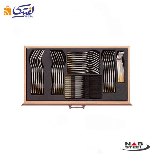 قیمت سرویس قاشق چنگال 116 پارچه ناب استیل مدل ورونا