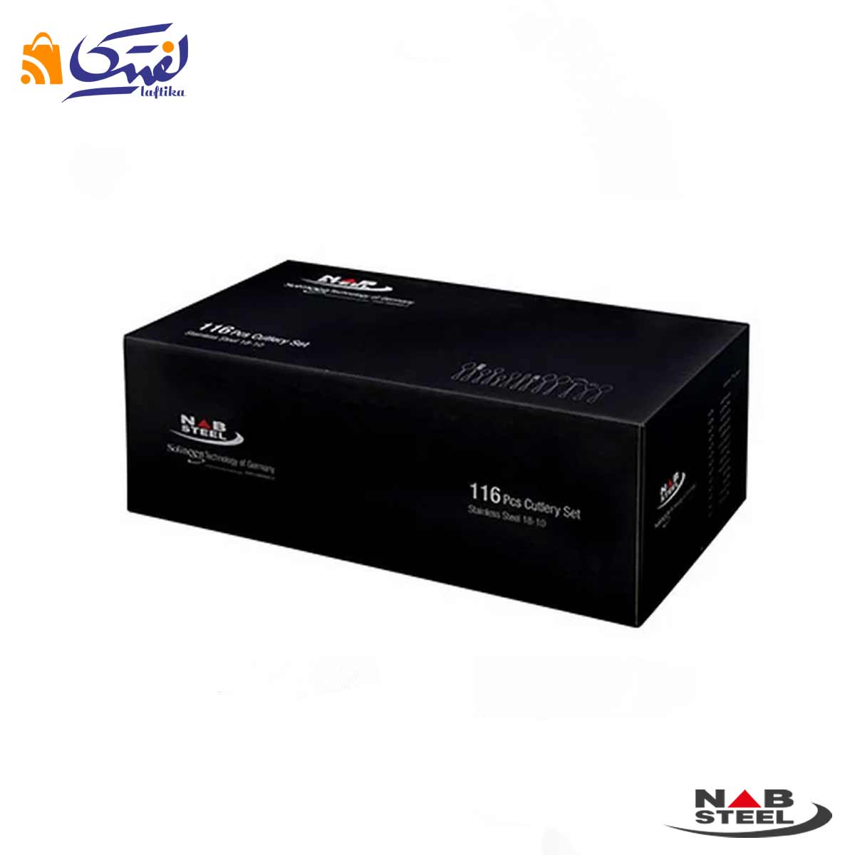 سرویس قاشق چنگال 116 پارچه ناب استیل مدل ورونا