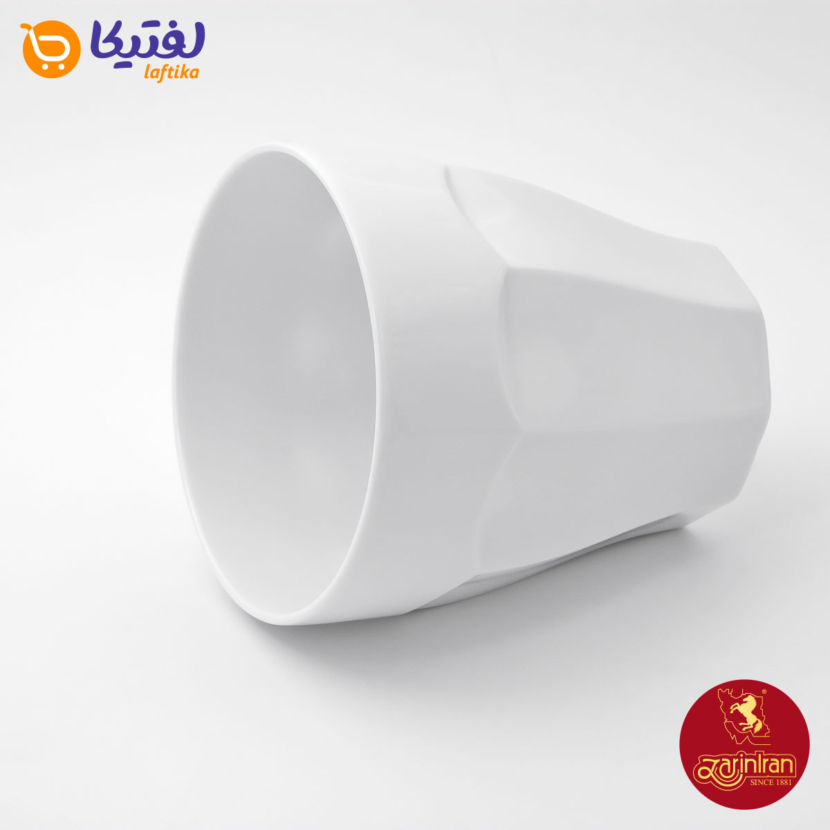 جا یخی چینی زرین نئوکلاسیک سفید