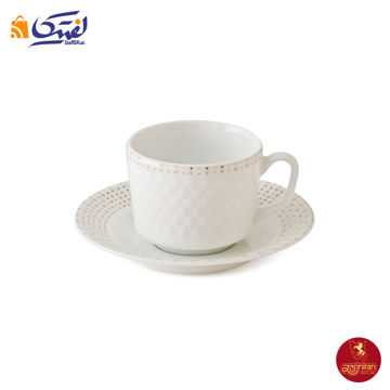 سرویس چای خوری چینی زرین رادیانس طرح لیون 12 پارچه