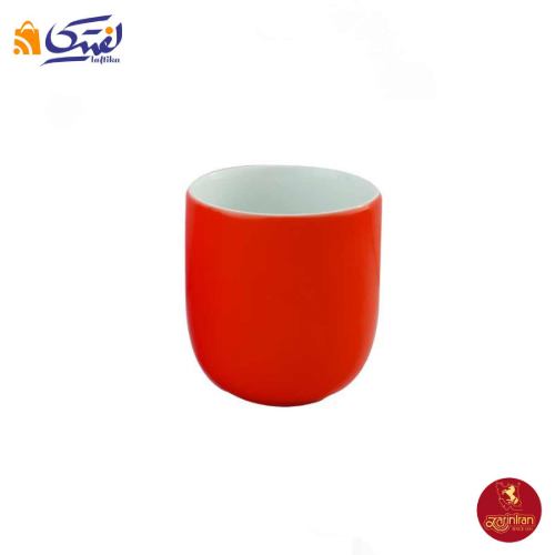 ماگ چینی زرین ایتالیا اف 250 سی سی گیلاس نیم لیوان بدون دسته