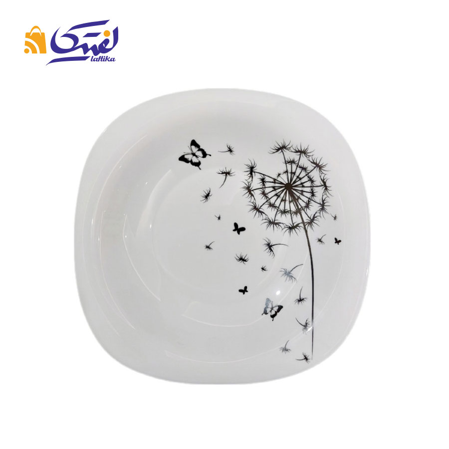 سرویس آرکوپال 28 پارچه پارس اپال طرح فایبر کد 840 قالب مربع